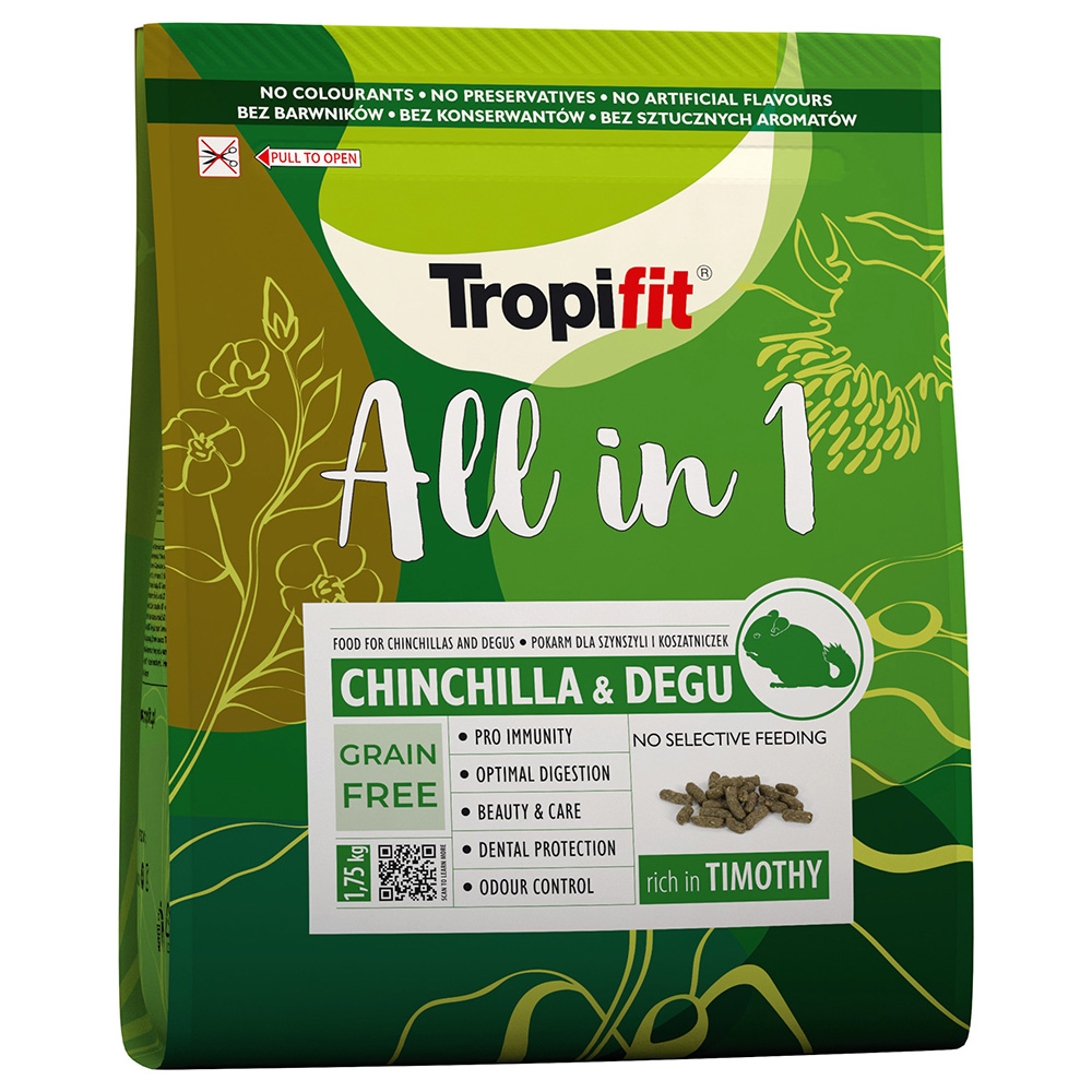 Tropifit All in 1 Chinchila & Degu - 1,75 kg miniaturka