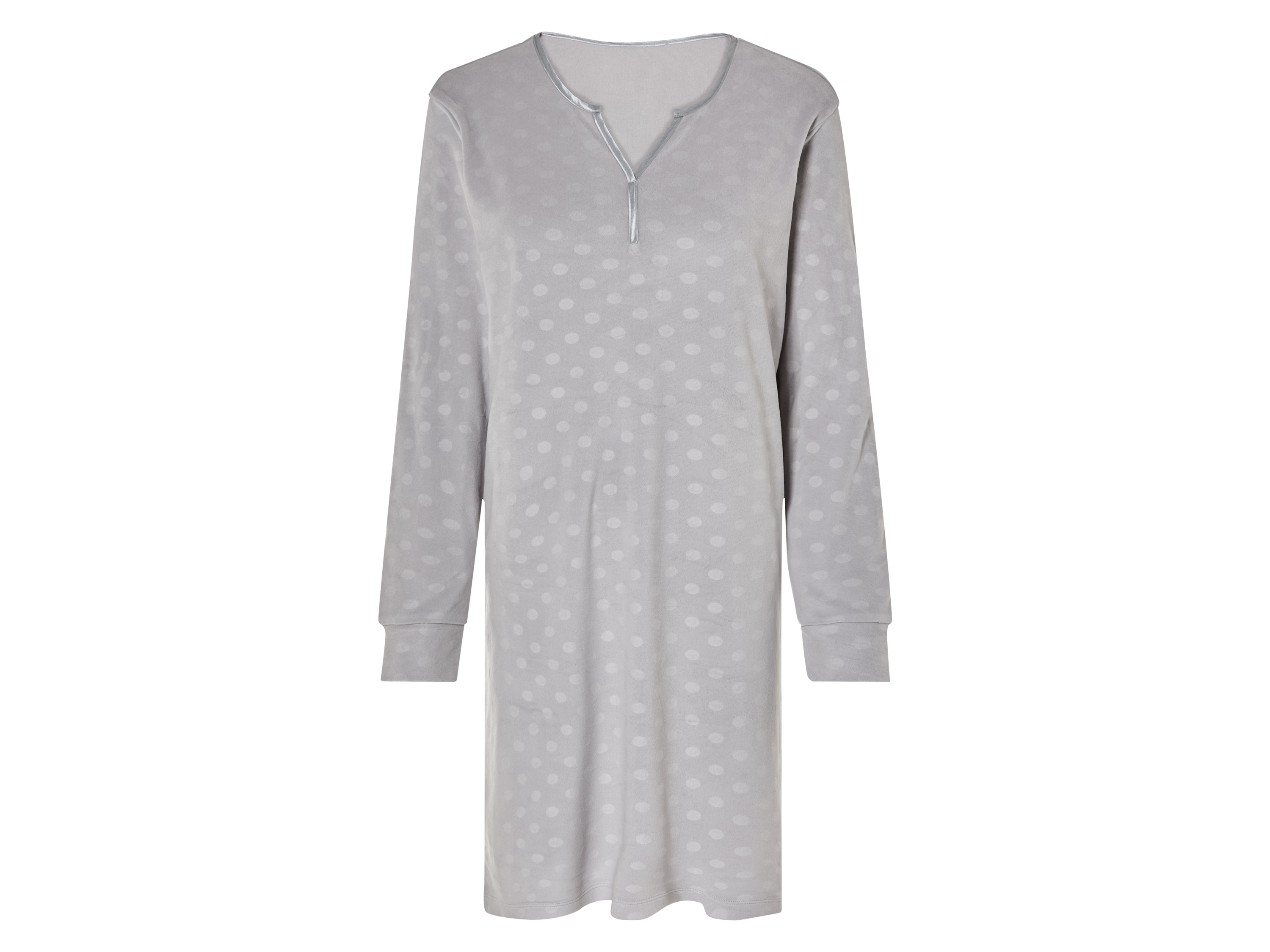 esmara® Koszula damska oversize z weluru (Kropki, XS (32/34))
