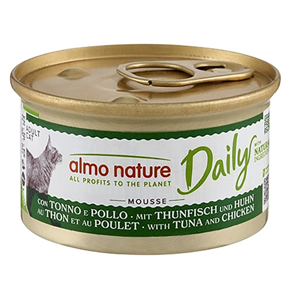 Korzystny pakiet Almo Nature Daily Menu, 12 x 85 g - Mus z tuńczykiem i kurczakiem