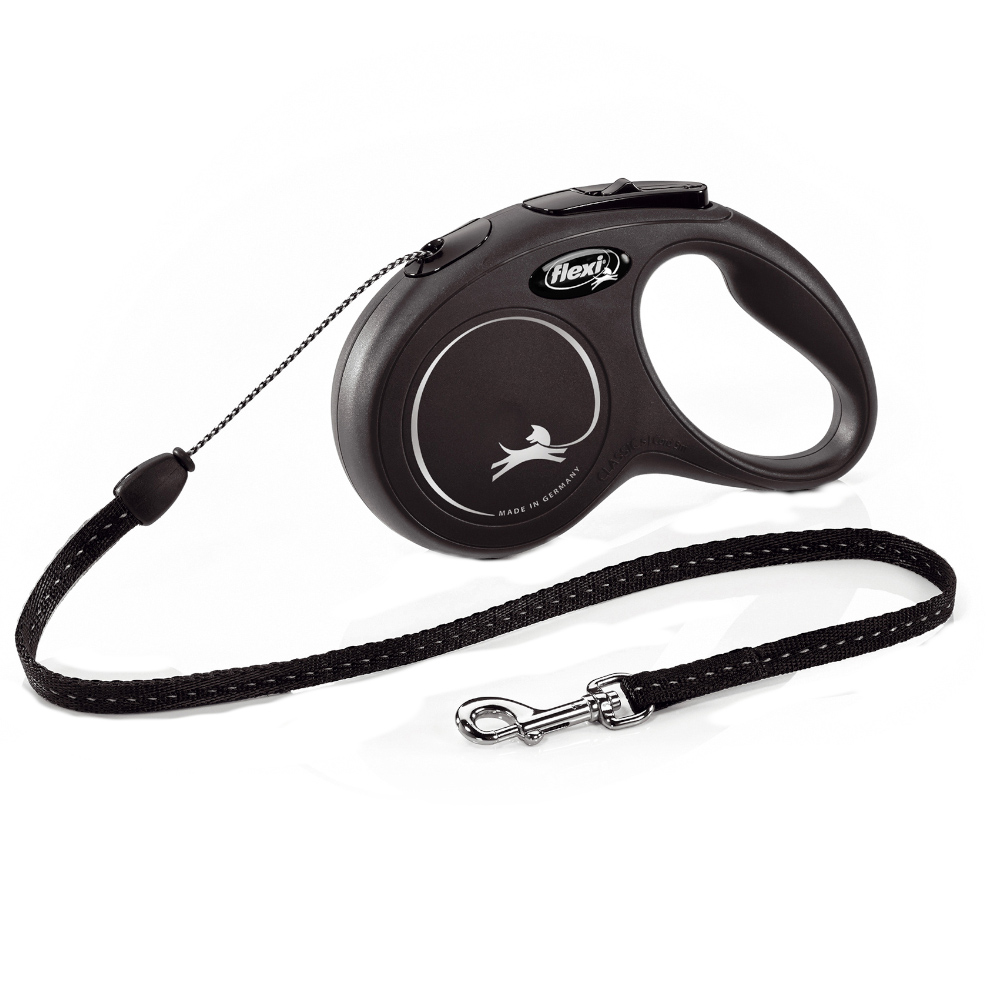flexi New Classic smycz linkowa S, czarna, 5 m - flexi New Classic smycz linkowa S, czarna, 5 m