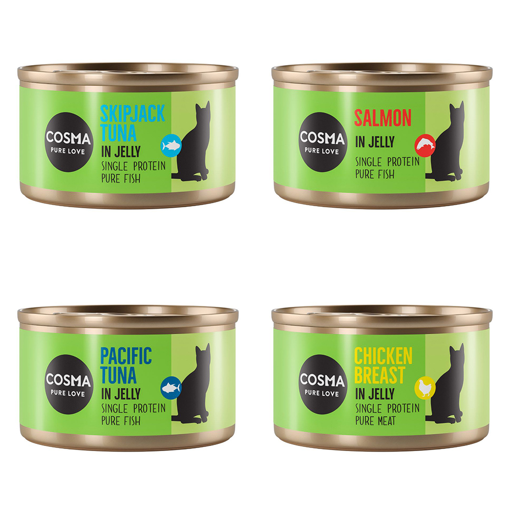 Cosma Original w galarecie, 6 x 85 g - Pakiet mieszany