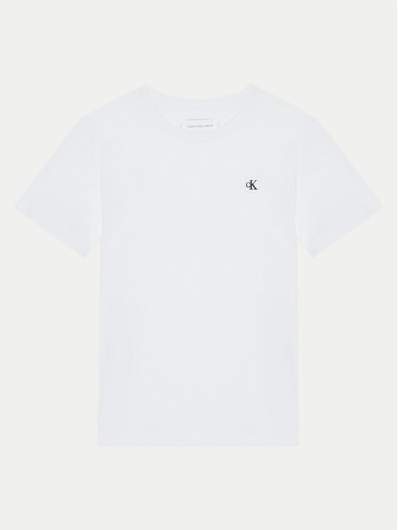 Calvin Klein Jeans T-Shirt IU0IU00543 Biały Regular Fit