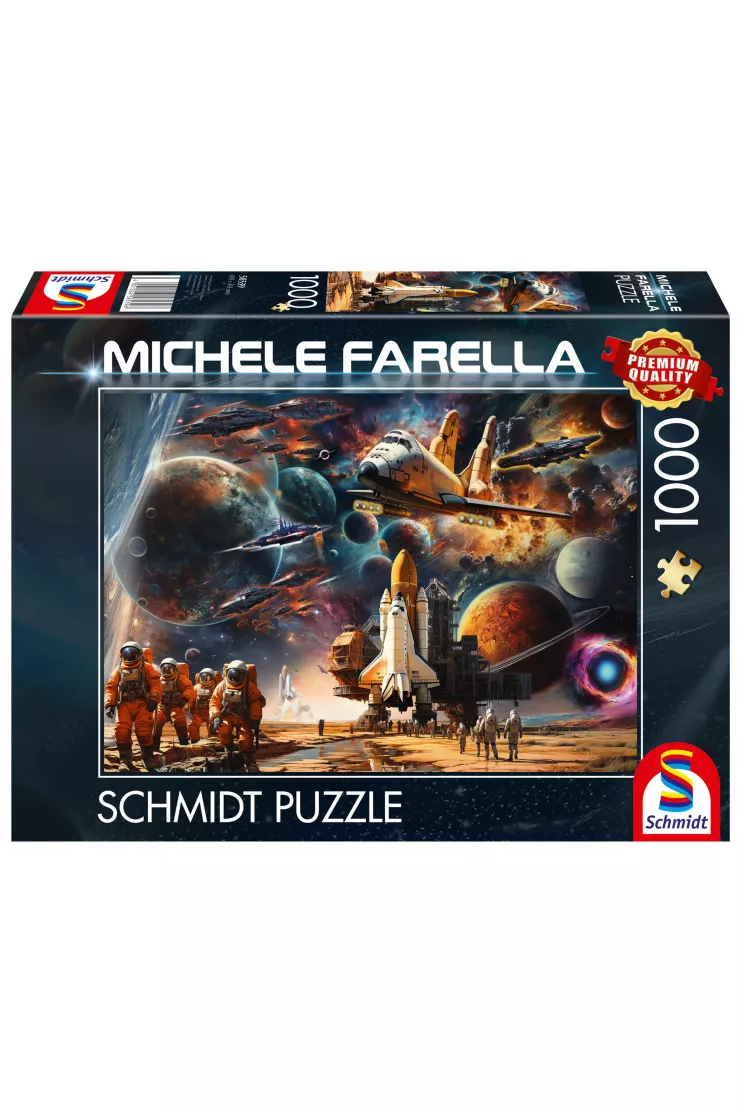 Puzzle 1000 el. PQ Michele Farella Podróż do galakt