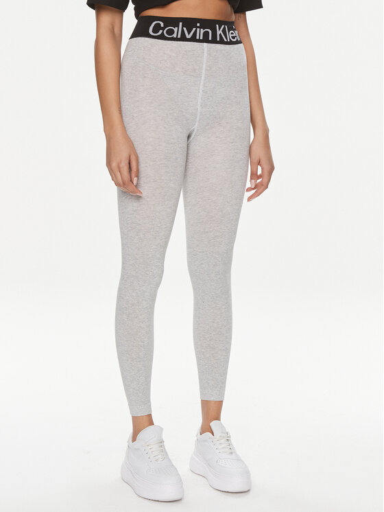 Calvin Klein Legginsy 701226027 Szary Slim Fit miniaturka
