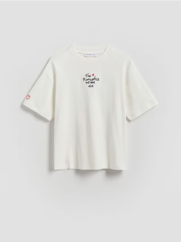Reserved - T-shirt z nadrukiem na plecach - wielobarwny