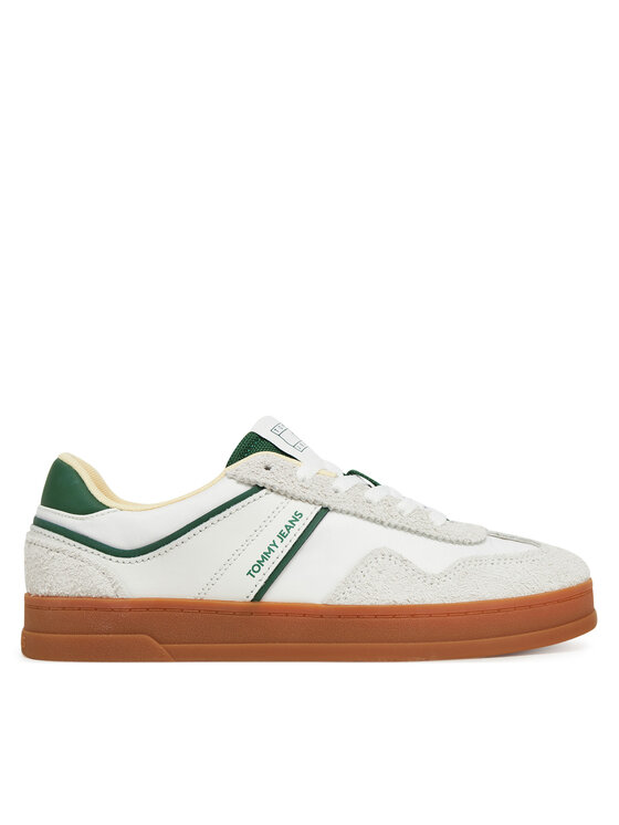 Tommy Jeans Sneakersy The Greenwich Mix Media EN0EN02730 Biały