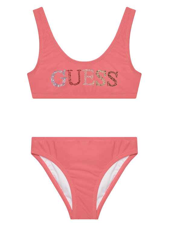 Guess Strój kąpielowy J5GZ00 KCA60 Różowy