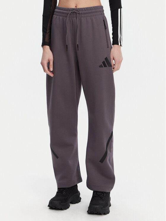 adidas Spodnie dresowe Z.N.E. Barrel JC5411 Szary Loose Fit
