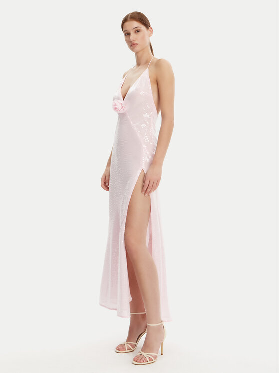 Bardot Sukienka wieczorowa 59278DB3 Różowy Regular Fit