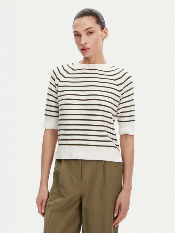French Connection Sweter 78LZB Biały Box Fit
