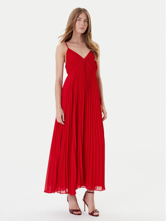 MICHAEL Michael Kors Sukienka koktajlowa MT583407R3 Czerwony Regular Fit