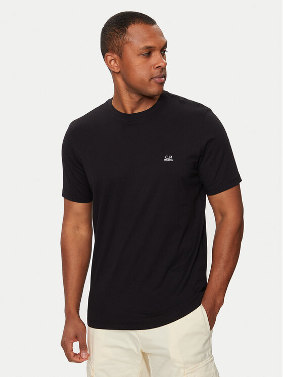 C.P. Company T-Shirt RCCMTS725A005100W Czarny Regular Fit