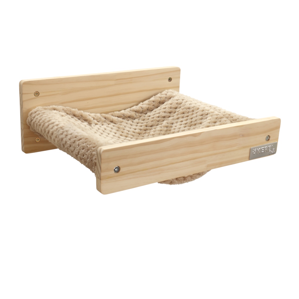 Kerbl Pet hamak ścienny Timber - Taupe