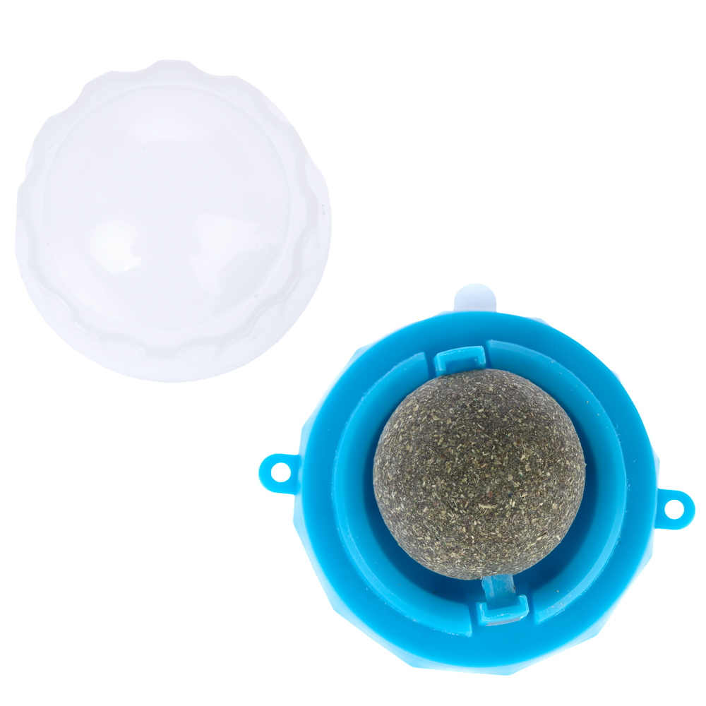 zooplus Basics piłka z kocimiętką - 5 x 5 x 4 cm, niebieska miniaturka