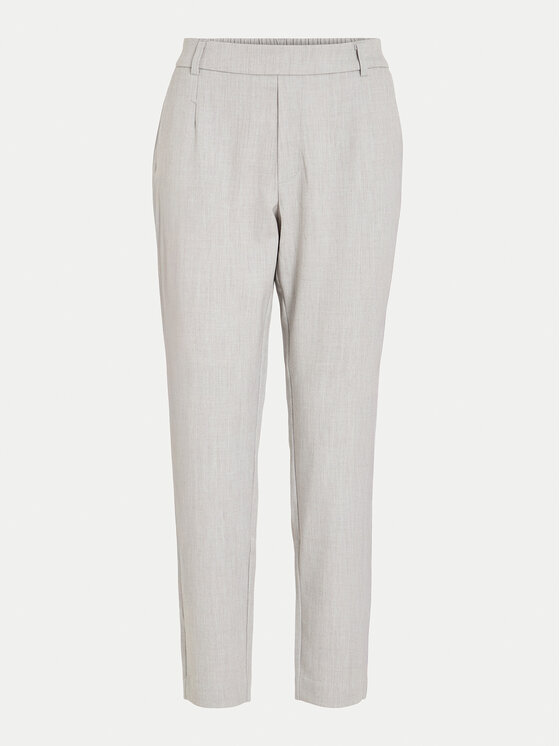 Vila Chinosy Varone 14087406 Szary Slim Fit