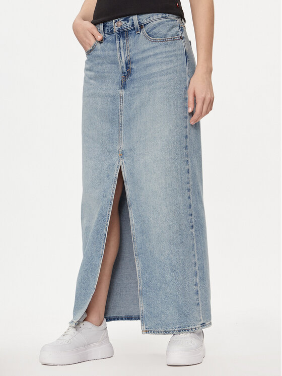 Levi's® Spódnica jeansowa A7512-0000 Niebieski Regular Fit