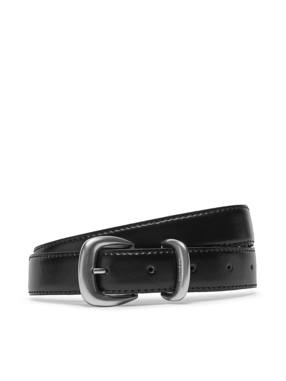 Calvin Klein Pasek Damski Sarah 2 Piece Logo Buckle Belt 25Mm LV04K7012G Czarny