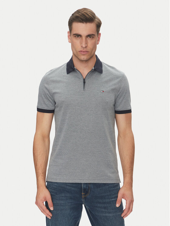 Tommy Hilfiger Polo MW0MW38492 Niebieski Regular Fit