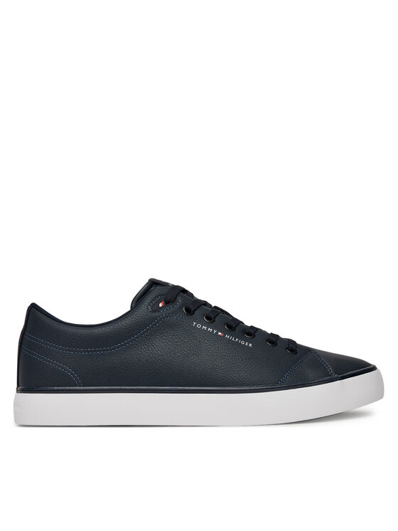 Tommy Hilfiger Sneakersy Hi Vulc Core Low Lth Ii Ess FM0FM05511 Granatowy