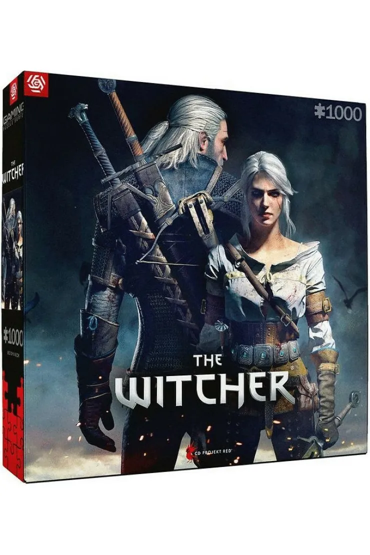 Puzzle Gaming 1000 el. The Witcher (Wiedźmin): Geralt &amp; Ciri
