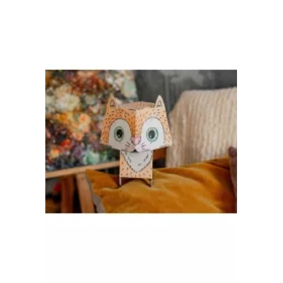Kolorowanka CubeHead 3D, "Kot", Normal
