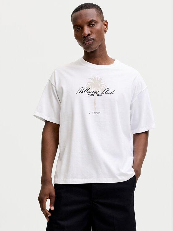 Jack & Jones T-Shirt Eterna 12295526 Biały Regular Fit