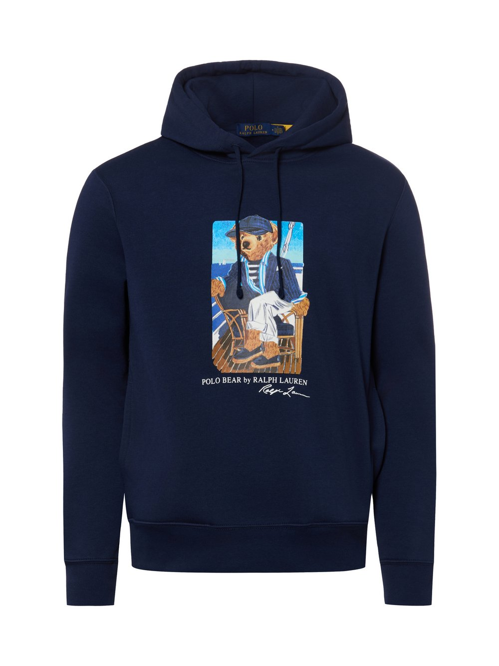 Polo Ralph Lauren Męski sweter z kapturem Mężczyźni niebieski, M