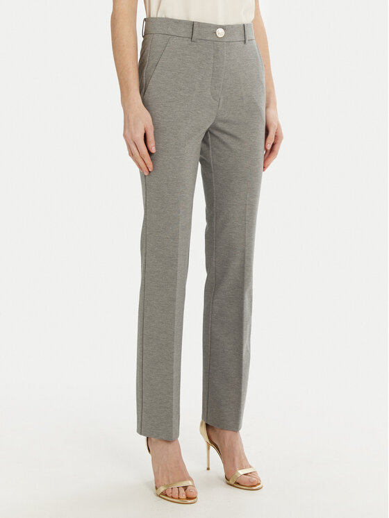Marella Spodnie materiałowe Barbian 2513781024 Szary Slim Fit