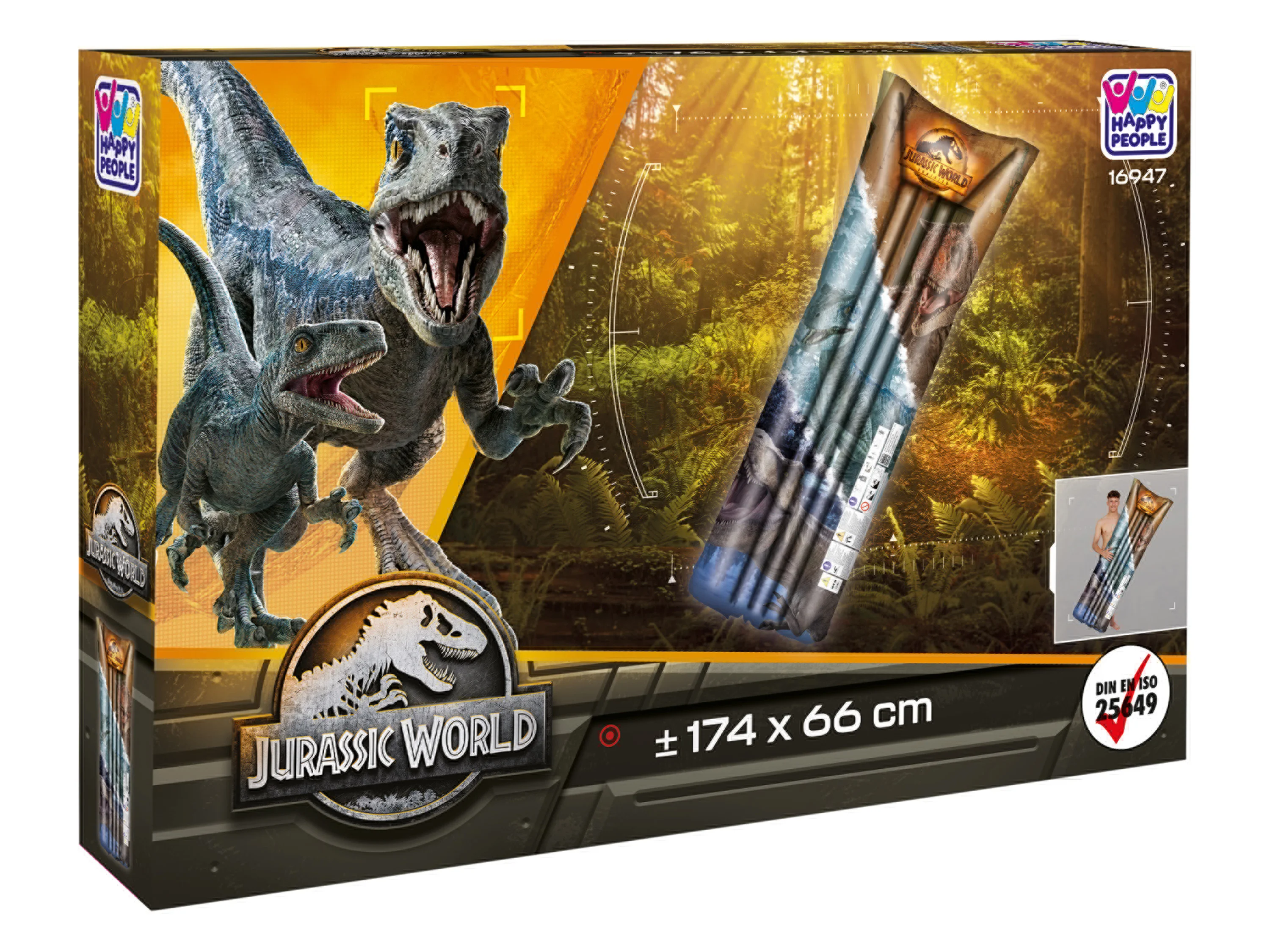 Jurassic World Materac dmuchany, 174 x 59 x 18 cm miniaturka