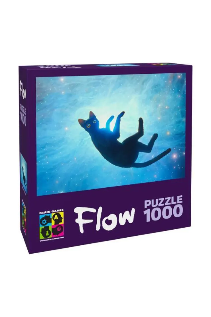 Puzzle 1000 el. Flow Black Cat