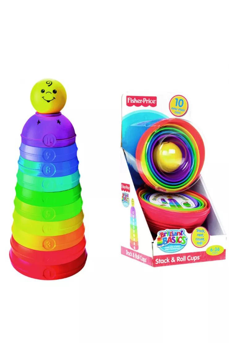 Fisher-Price. Okrągłe kubeczki do ustawiania W4472