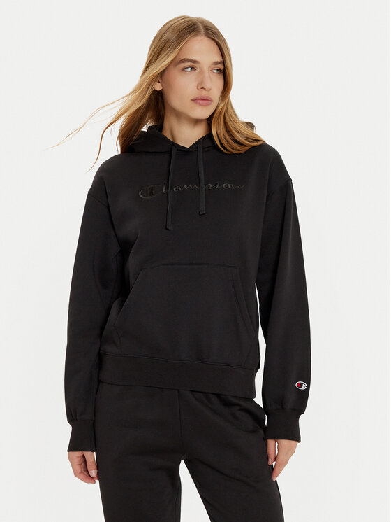 Champion Bluza 117581 Czarny Regular Fit