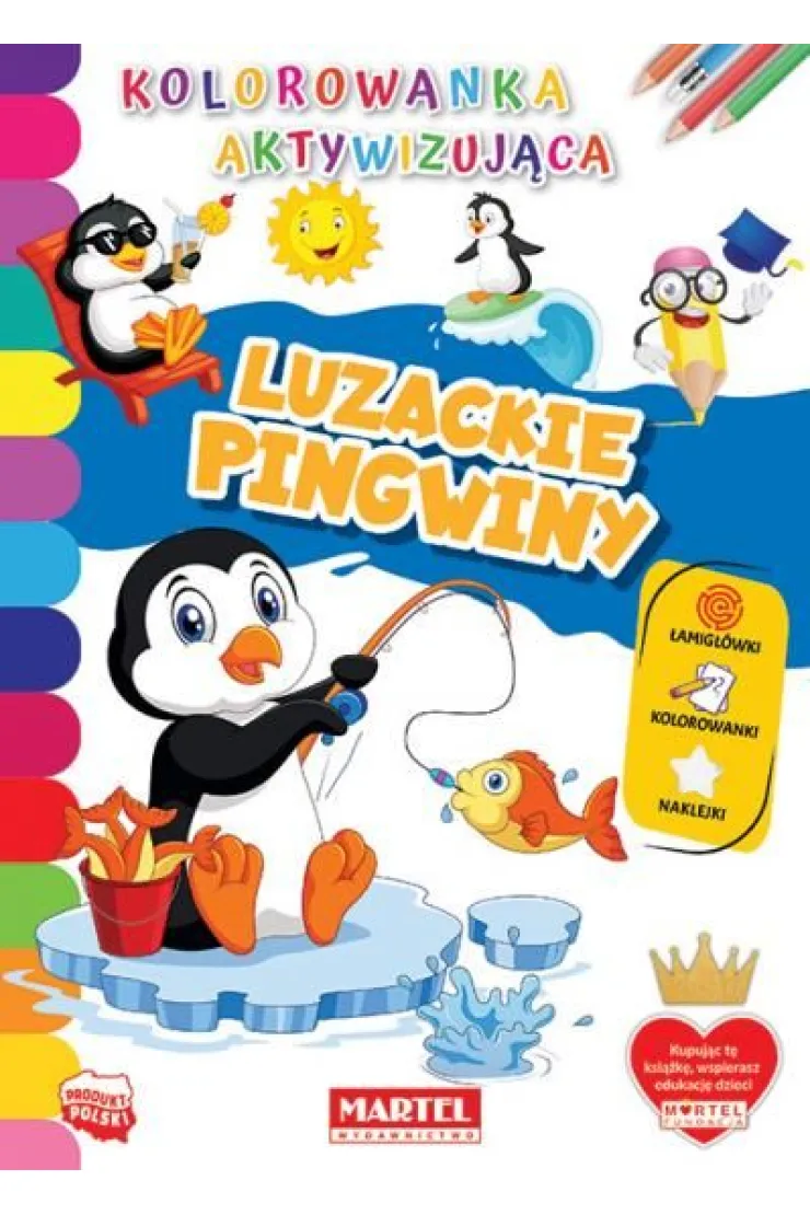 Luzackie pingwiny. Kolorowanka aktywizująca