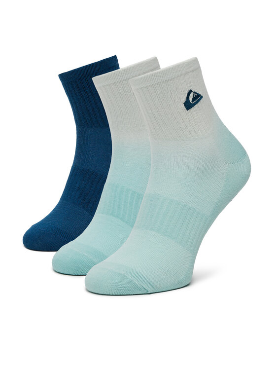 Quiksilver Skarpety długie AS_QUIKSILVER_102Z_SS25 (3-PACK) Zielony