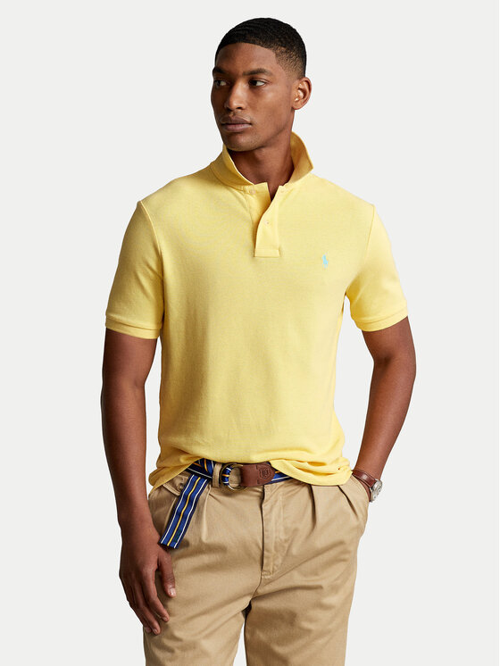 Polo Ralph Lauren Polo Core Replen 710795080 Żółty Slim Fit