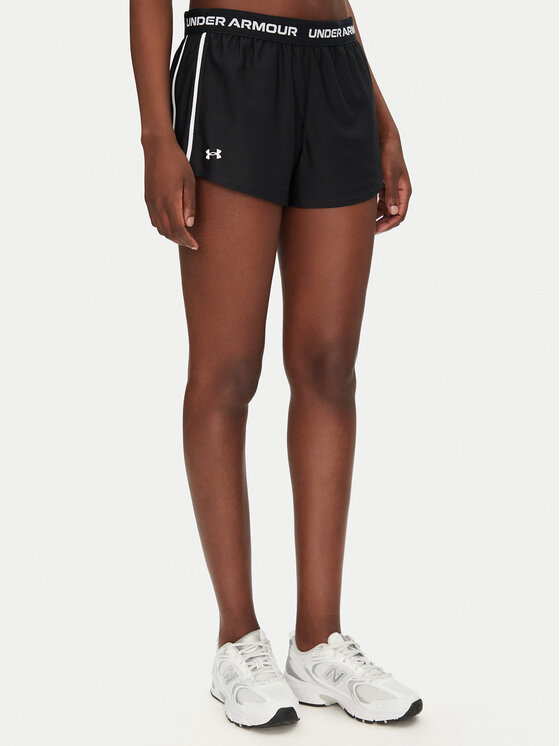 Under Armour Szorty sportowe Tech™ Play Up 1389882 Czarny Regular Fit