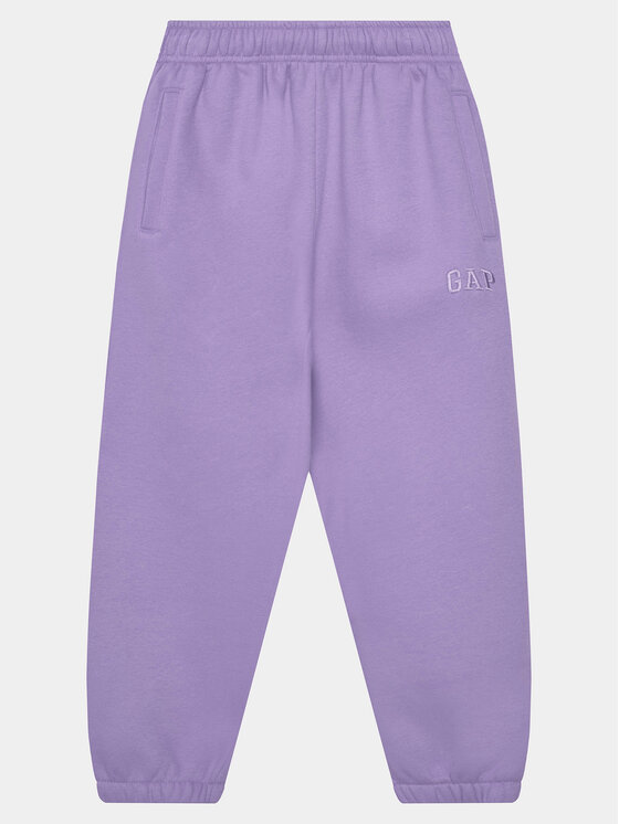 Gap Spodnie dresowe 741404-01 Fioletowy Relaxed Fit