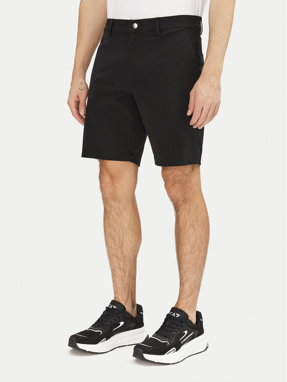 EA7 Emporio Armani Szorty sportowe 7M000194 AF14589 UC001 Czarny Regular Fit miniaturka