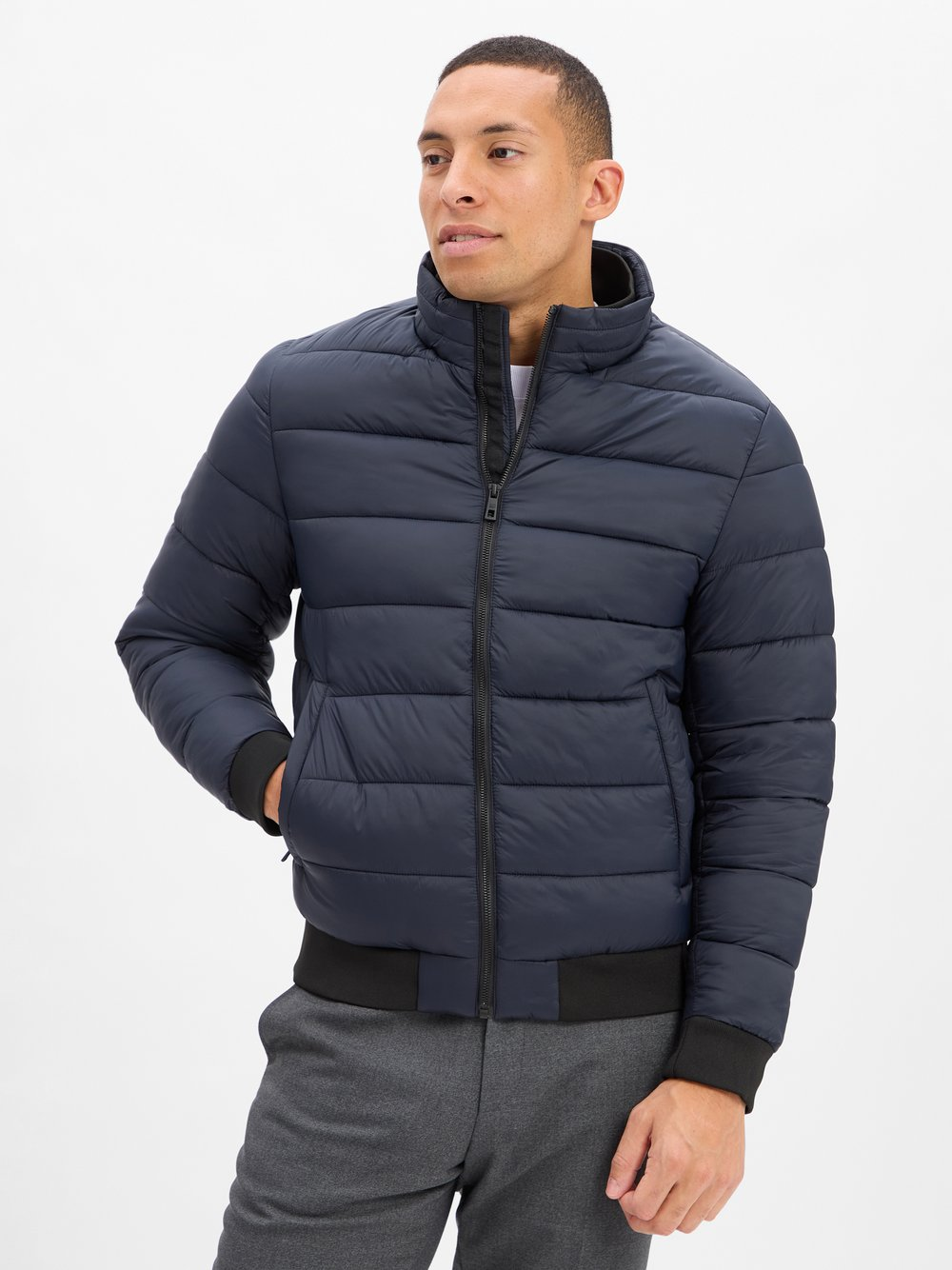 S4 Jackets Męska kurtka pikowana - Vincent Mężczyźni niebieski, XXL