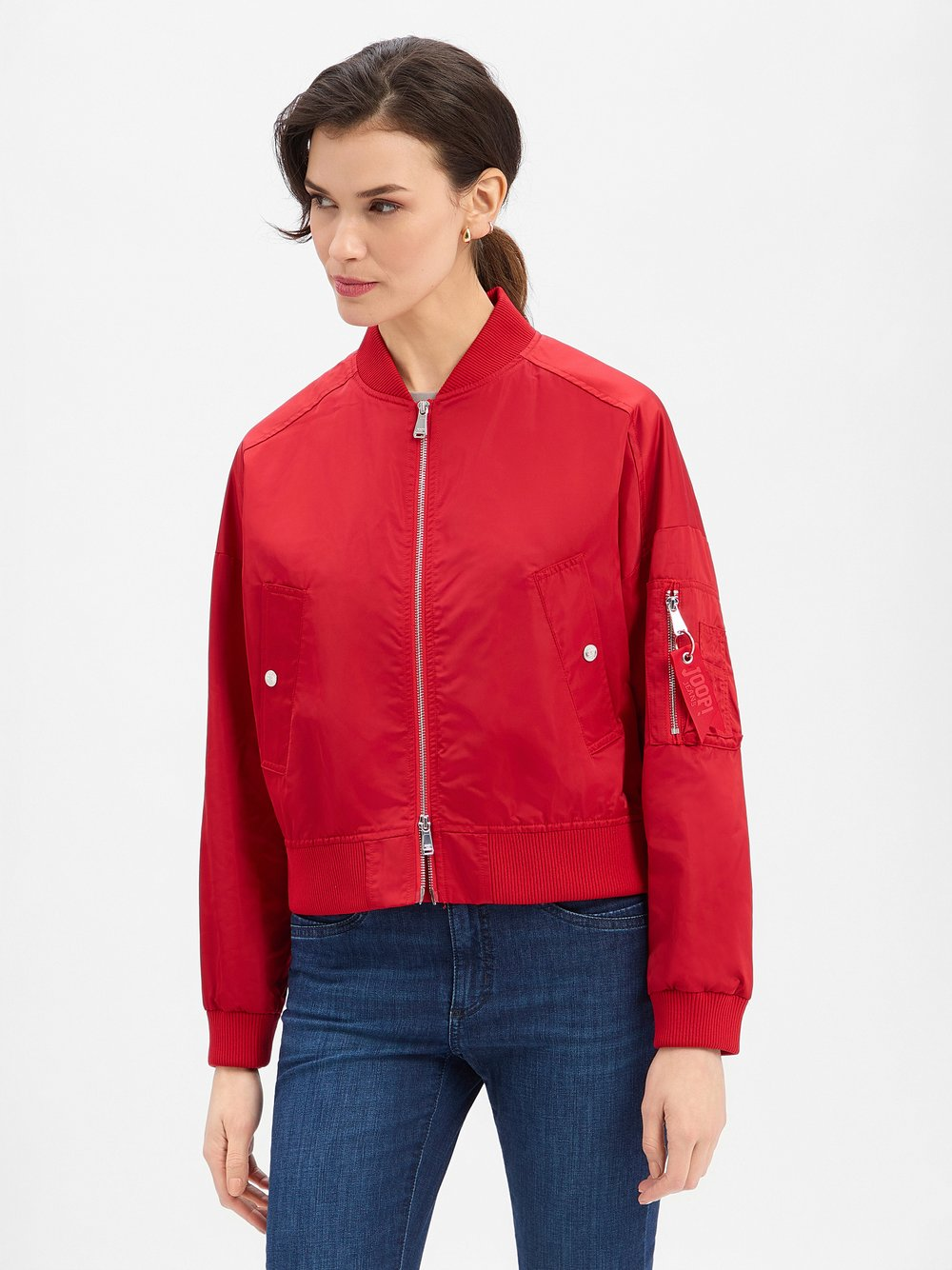 Joop Jeans Damska kurtka przejściowa - Olcay Kobiety czerwony, M