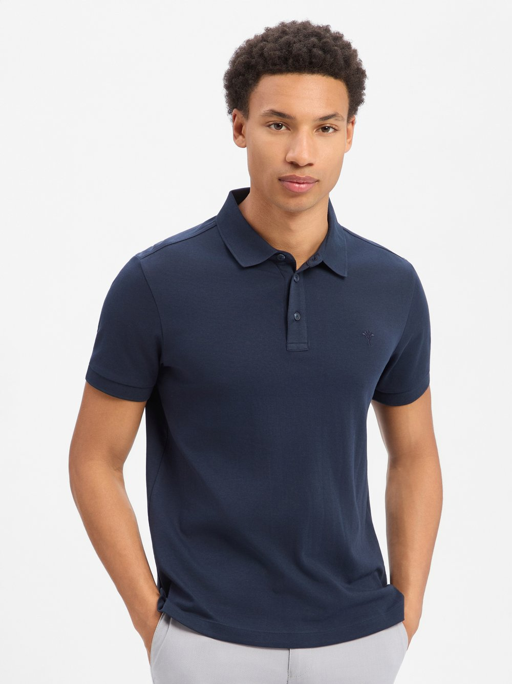 JOOP! Męska koszulka polo - Primo Mężczyźni Bawełna niebieski, XXL