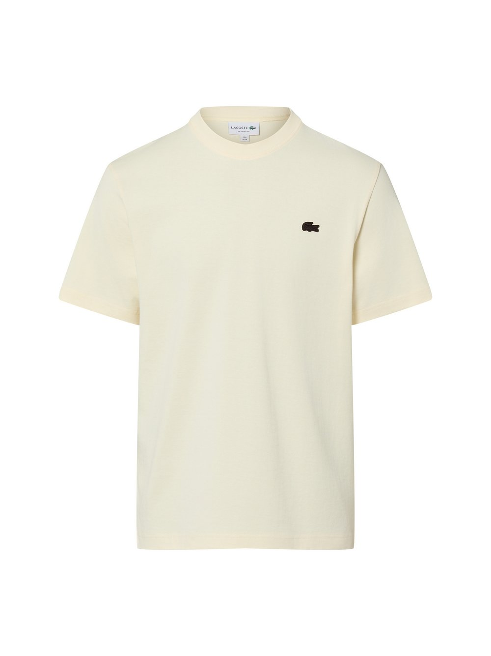 Lacoste Koszulka męska Mężczyźni Bawełna beżowy|biały, 3