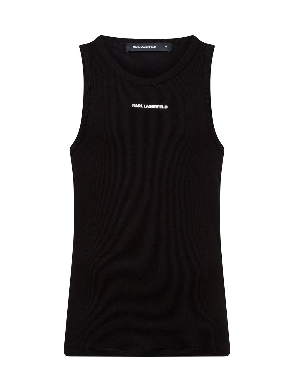 KARL LAGERFELD Tank top męski Mężczyźni Bawełna czarny, S