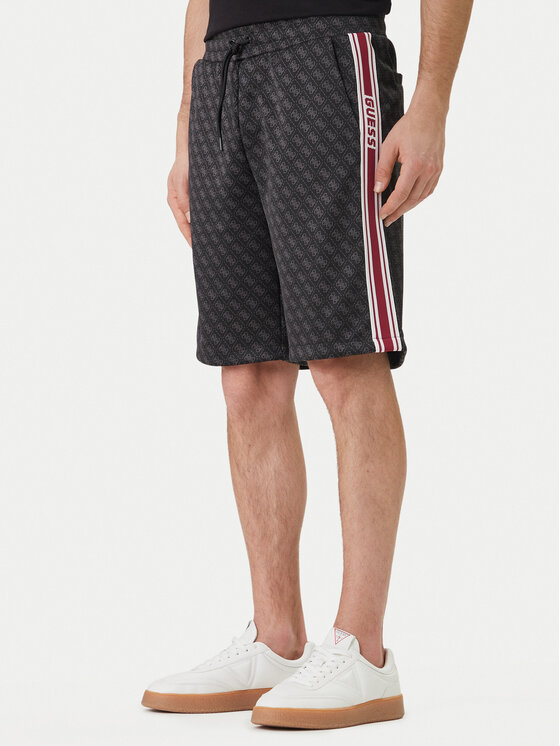 Guess Szorty sportowe Z6GD12 K3220 Czarny Regular Fit