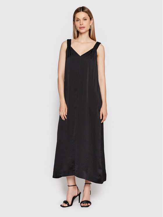 DKNY Sukienka codzienna P2DBTN10 Czarny Regular Fit