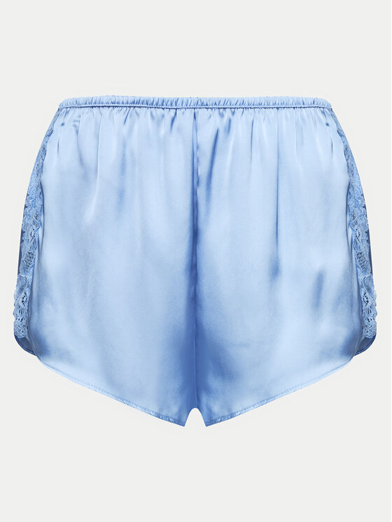 Hunkemöller Szorty piżamowe Satin 204994 Niebieski Regular Fit