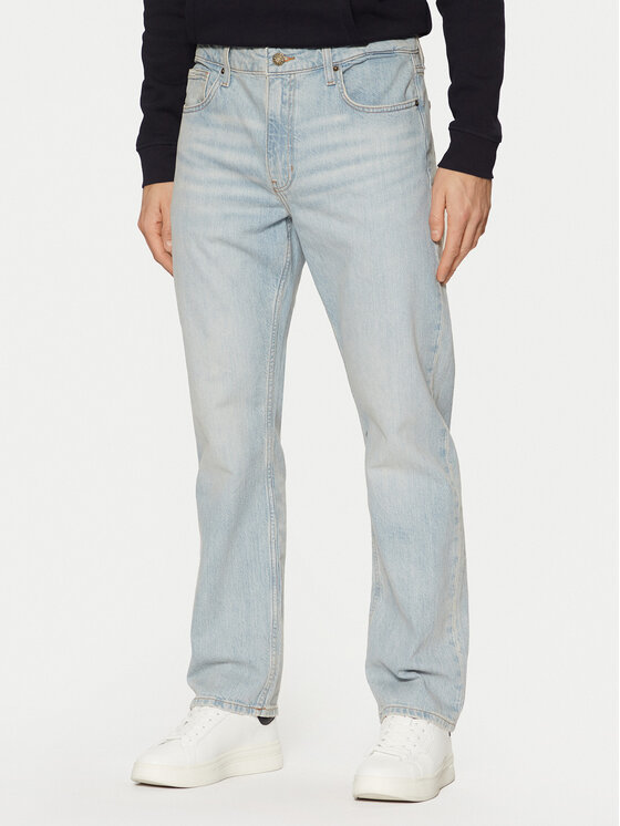 Guess Jeans Jeansy M4YA1B D5DO1 Niebieski jasny Regular Fit