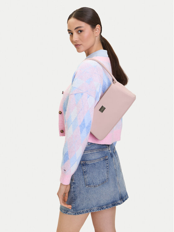 Tommy Jeans Torebka Tjw American Cool Shoulder Bag AW0AW17295 Różowy