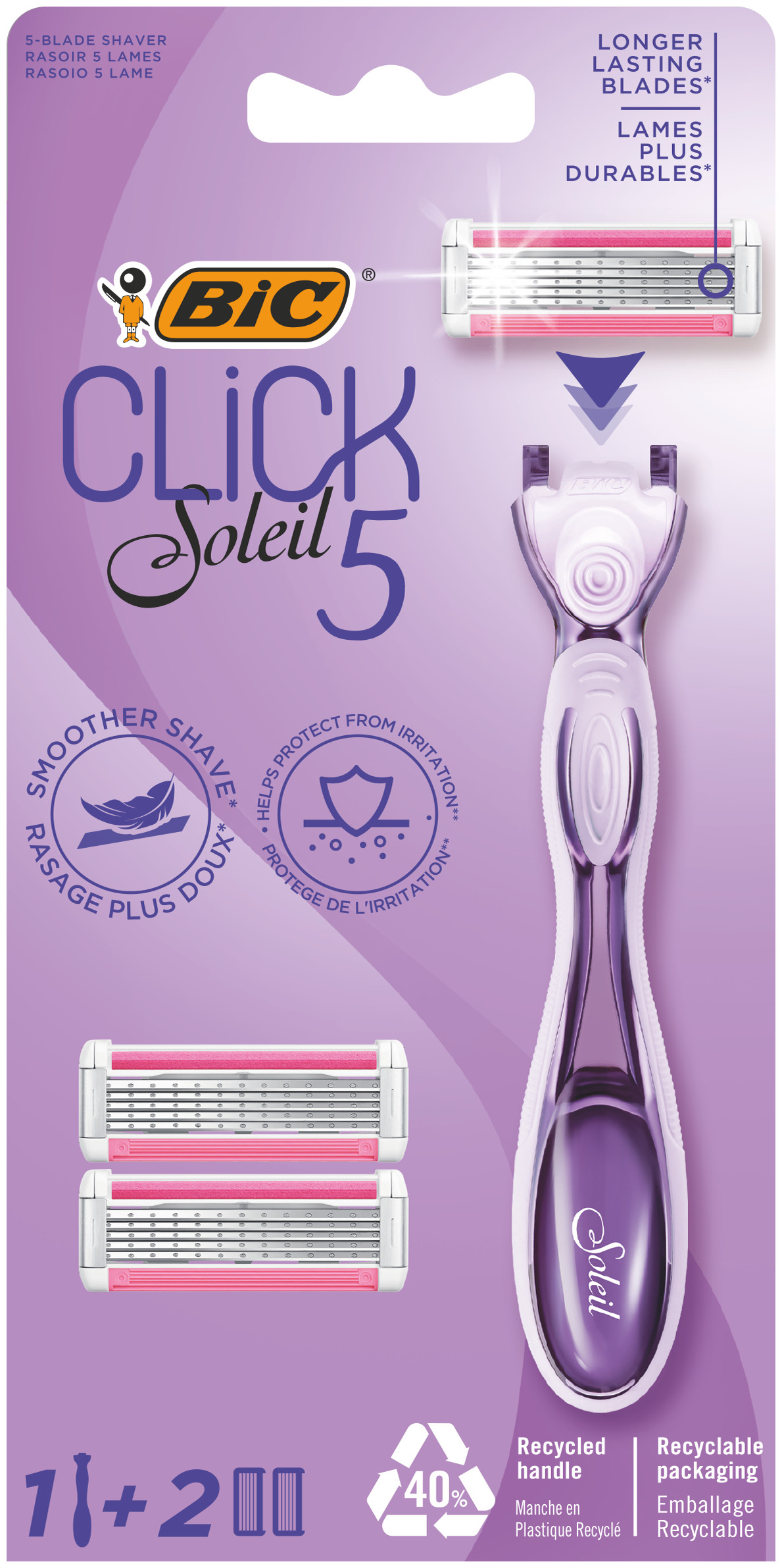 Bic Golarka Soleil Click 5 1+2