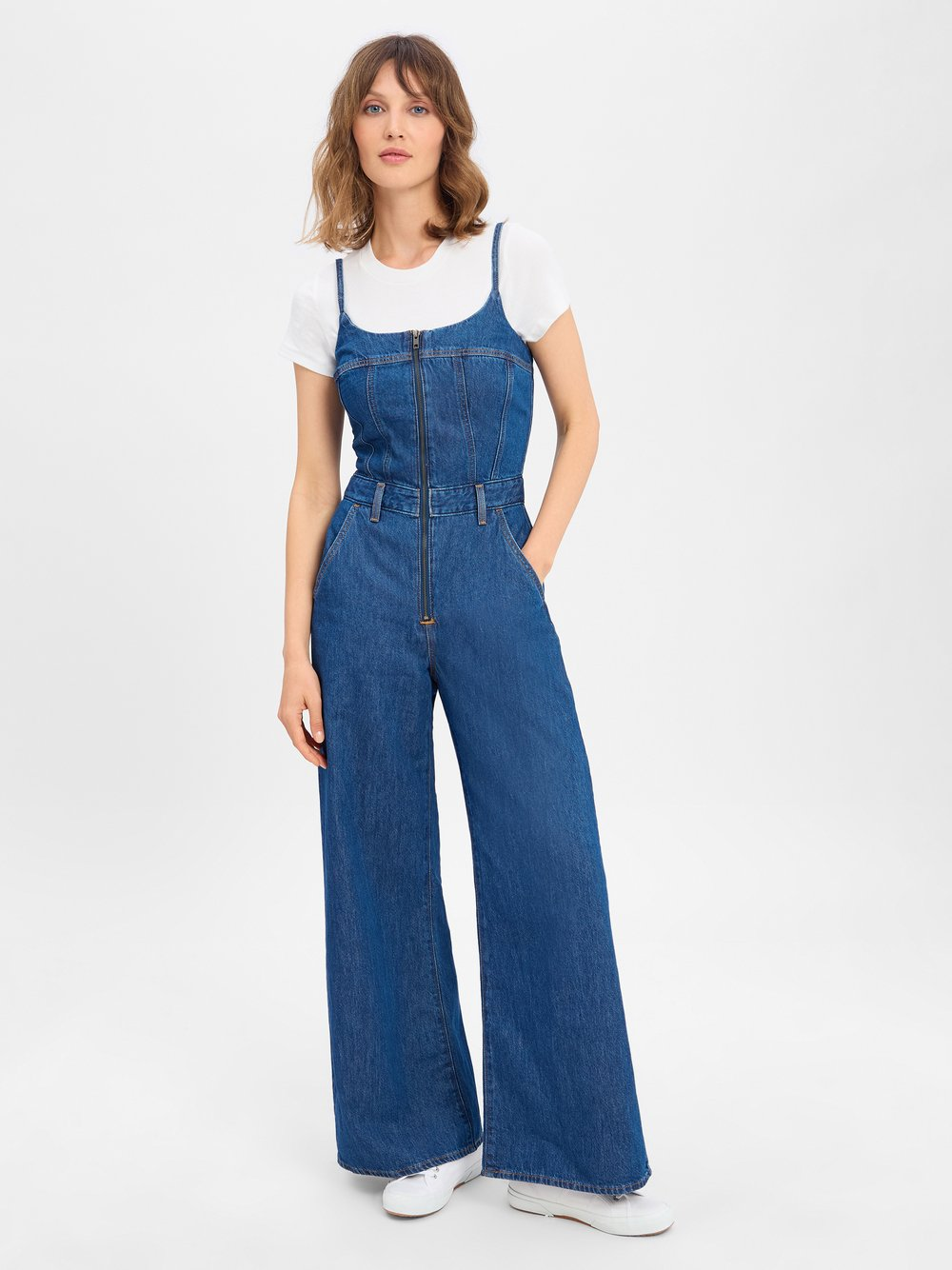 Levi's Kombinezon damski Kobiety Bawełna niebieski, XS